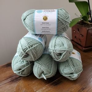 Lion Brand Yarns Martha Stewart Crafts Merino yarn 6 skein destash bundle